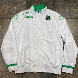 Men’s 2015/16 Kappa US Sassuolo Soccer Full Zip Track Jacket Size XL
